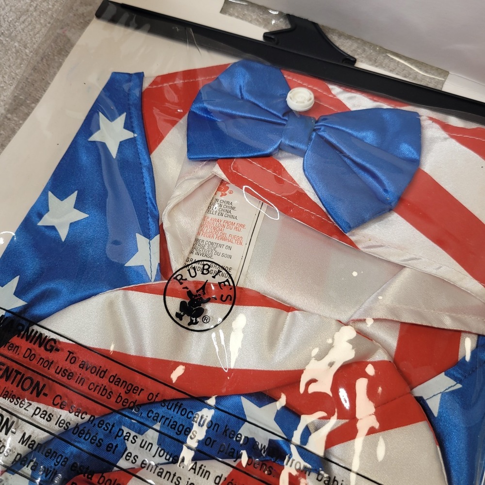 Pet Costumes by Rubies Uncle Sam Size Large Dog 4th of July Flag America NEW - Picture 8 of 8